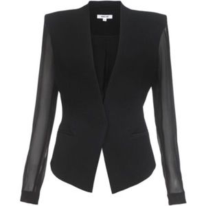 Helmut Lang Sheer Sleeve Blazer